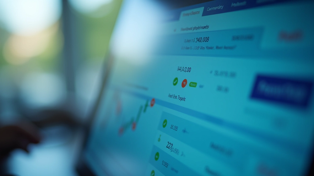Bank integration dashboard showing scheduled payments
